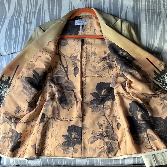 Vanessa G silk environmental statement blazer Jacket - Picture 9 of 16